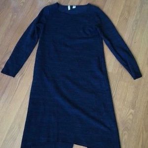 Anthropology Moth Navy Light Sweater Dress - M